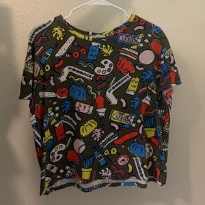 Zara Graphic Tee Size S